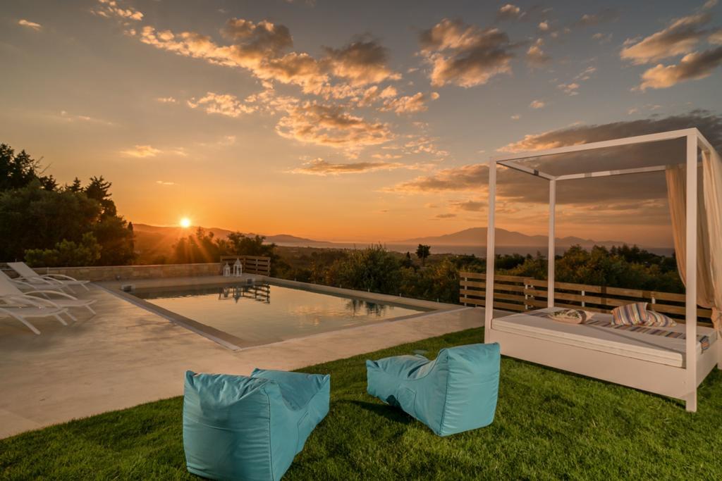 Villa Merovigli - Sea Views & Private Pool, Ideal For Large Groups, By Zantewize Tragaki Extérieur photo